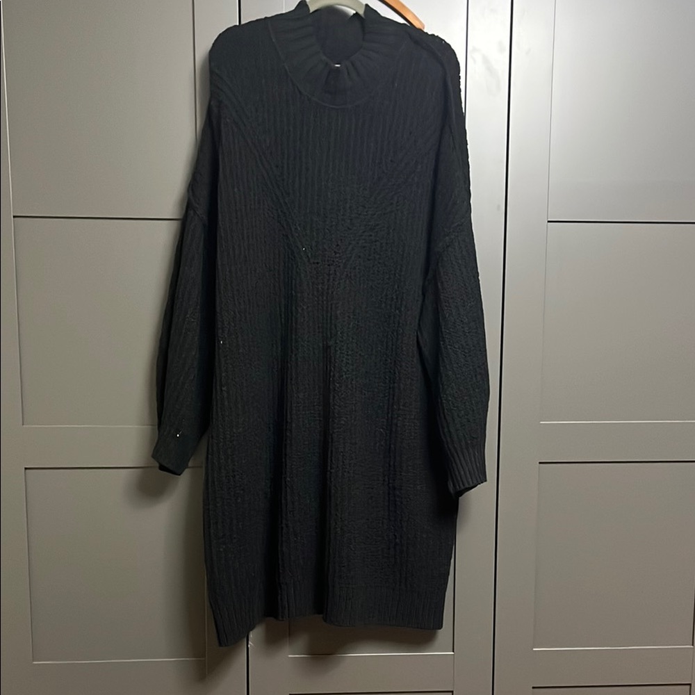 Old Navy Black Cowl Neck Sweater